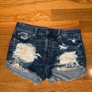 American Eagle Distressed Denim Women Shorts